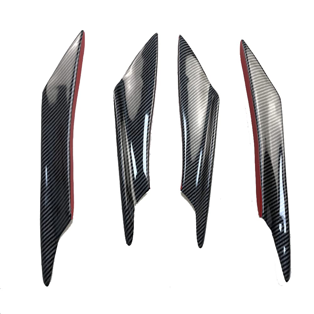 ihreesy Frontstoßstange Spoiler, 4 Stücke Universal Auto Frontstoßstange Kohlefaser Lippe Splitter Auto Spoilerlippe Mini Spoiler Auto Äußere Seitenspoiler Körper Spoiler,Kohlefaser Schwarz ihreesy Frontstoßstange Spoiler, 4 Stücke Universal Auto Frontstoßstange Kohlefaser Lippe Splitter Auto Spoilerlippe Mini Spoiler Auto Äußere Seitenspoiler Körper Spoiler,Kohlefaser Schwarz von ihreesy