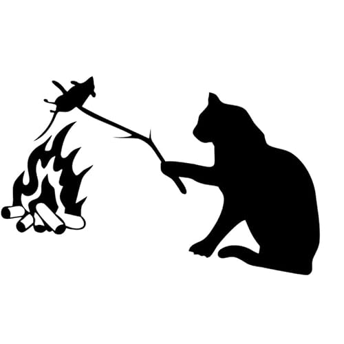 ihreesy Lustiger Autoaufkleber, Katze Vinyl-Auto Aufkleber Reflektierende Auto Karosserie Decal Wasserdicht Vinyl Grafik Aufkleber Abziehbild Dekoration für Helm Wohnzimmer Laptops Wand,Schwarz ihreesy Lustiger Autoaufkleber, Katze Vinyl-Auto Aufkleber Reflektierende Auto Karosserie Decal Wasserdicht Vinyl Grafik Aufkleber Abziehbild Dekoration für Helm Wohnzimmer Laptops Wand,Schwarz von ihreesy