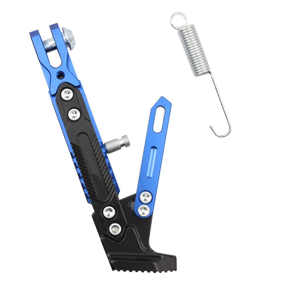 ihreesy Motorrad Seitenständer,Aluminiumlegierung Motorrad Kickstand Fuß Seitenstütze Universal Fußstütze Motorradständer 230mm,Blau ihreesy Motorrad Seitenständer,Aluminiumlegierung Motorrad Kickstand Fuß Seitenstütze Universal Fußstütze Motorradständer 230mm,Blau von ihreesy