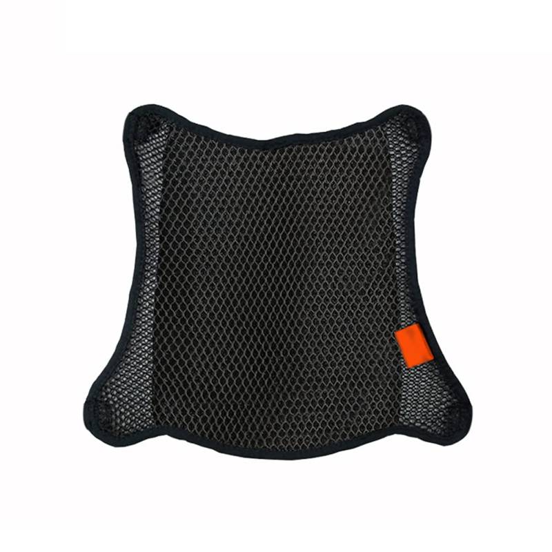 ihreesy Motorrad Sitzkissen,3D Mesh Motorrad Sitzpolster Atmungsaktiv Sitzbezug Luftkühlung Komfortable Mesh Sitzkissen Pad Universal Sitzpolster Motorrad Sitzschutz Kissenbezug,Doppelschicht L von ihreesy