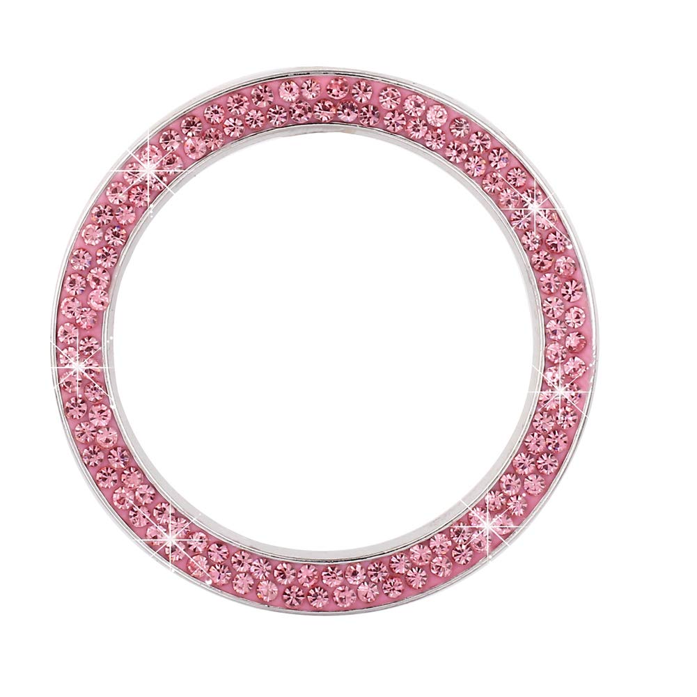 ihreesy Strass Kristall Auto Start Stopp Dekoration Ring,Auto Motor Start Stop Druckknopf Abdeckung Kristall Innenring Aufkleber Universal Bling Auto Dekor Zubehör,Rosa ihreesy Strass Kristall Auto Start Stopp Dekoration Ring,Auto Motor Start Stop Druckknopf Abdeckung Kristall Innenring Aufkleber Universal Bling Auto Dekor Zubehör,Rosa von ihreesy