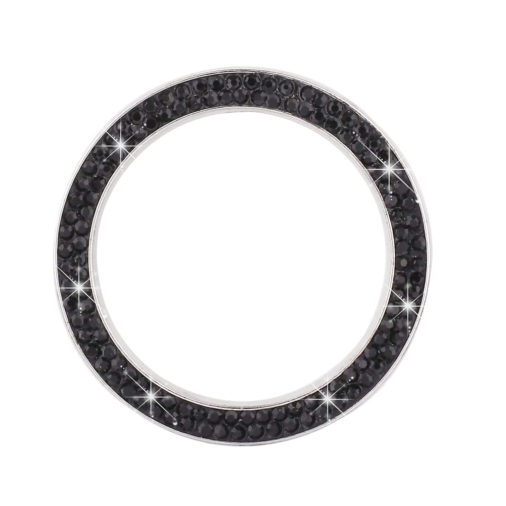 ihreesy Strass Kristall Auto Start Stopp Dekoration Ring,Auto Motor Start Stop Druckknopf Abdeckung Kristall Innenring Aufkleber Universal Bling Auto Dekor Zubehör,Schwarz ihreesy Strass Kristall Auto Start Stopp Dekoration Ring,Auto Motor Start Stop Druckknopf Abdeckung Kristall Innenring Aufkleber Universal Bling Auto Dekor Zubehör,Schwarz von ihreesy