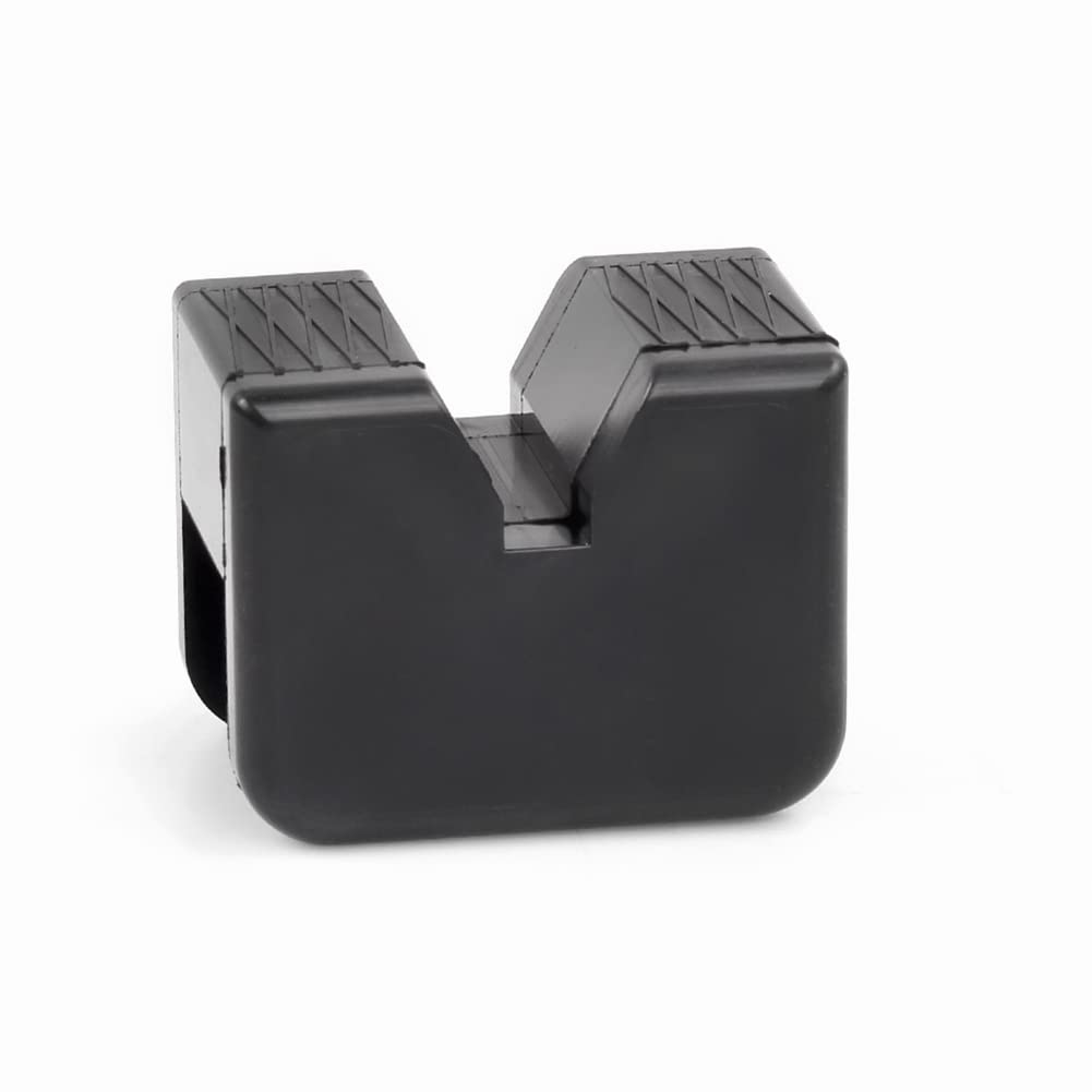 ihreesy Wagenheber Gummiauflage mit Nut,1 Stück Gummi Unterlage Rutschfeste Auto Ständer Pad Wagenheber Pad Auto Gummiblock Gummi Pad Gummiklotz Auflage Unterstellbock von ihreesy