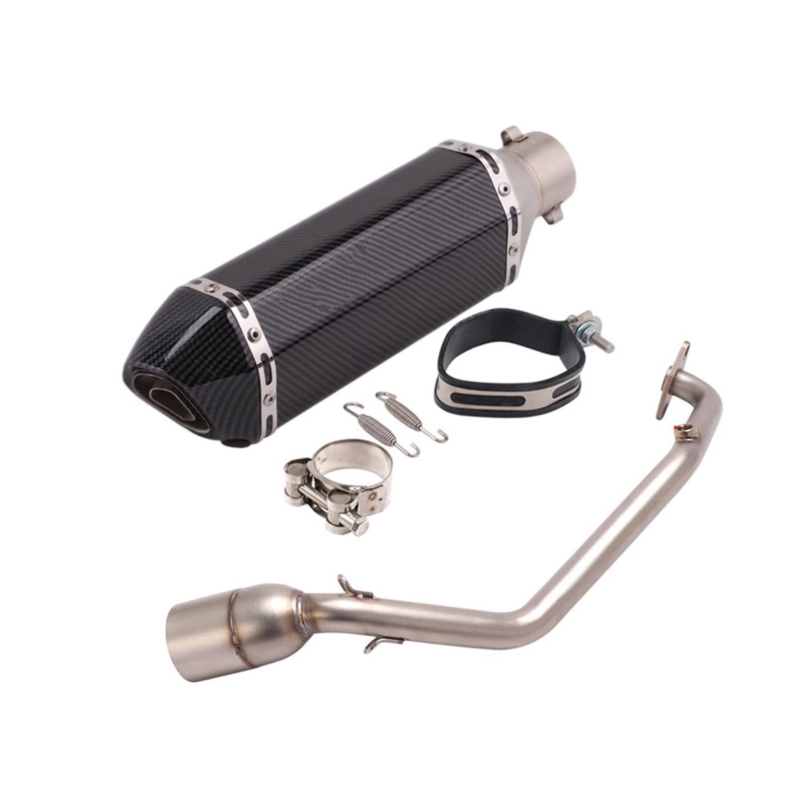Für PCX125 PCX150 PCX 125 150 2021 2022 Volle System Motorrad Auspuff Escape Schalldämpfer DB Killer Front Mid Rohr(Color:Type B) von ikdiqew