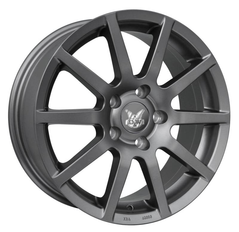 D&W Las Vegas platin 7x16 5/112 ET40 VW Caddy / Caddy Maxi 2K, 2KN Alu felgen von in.pro.