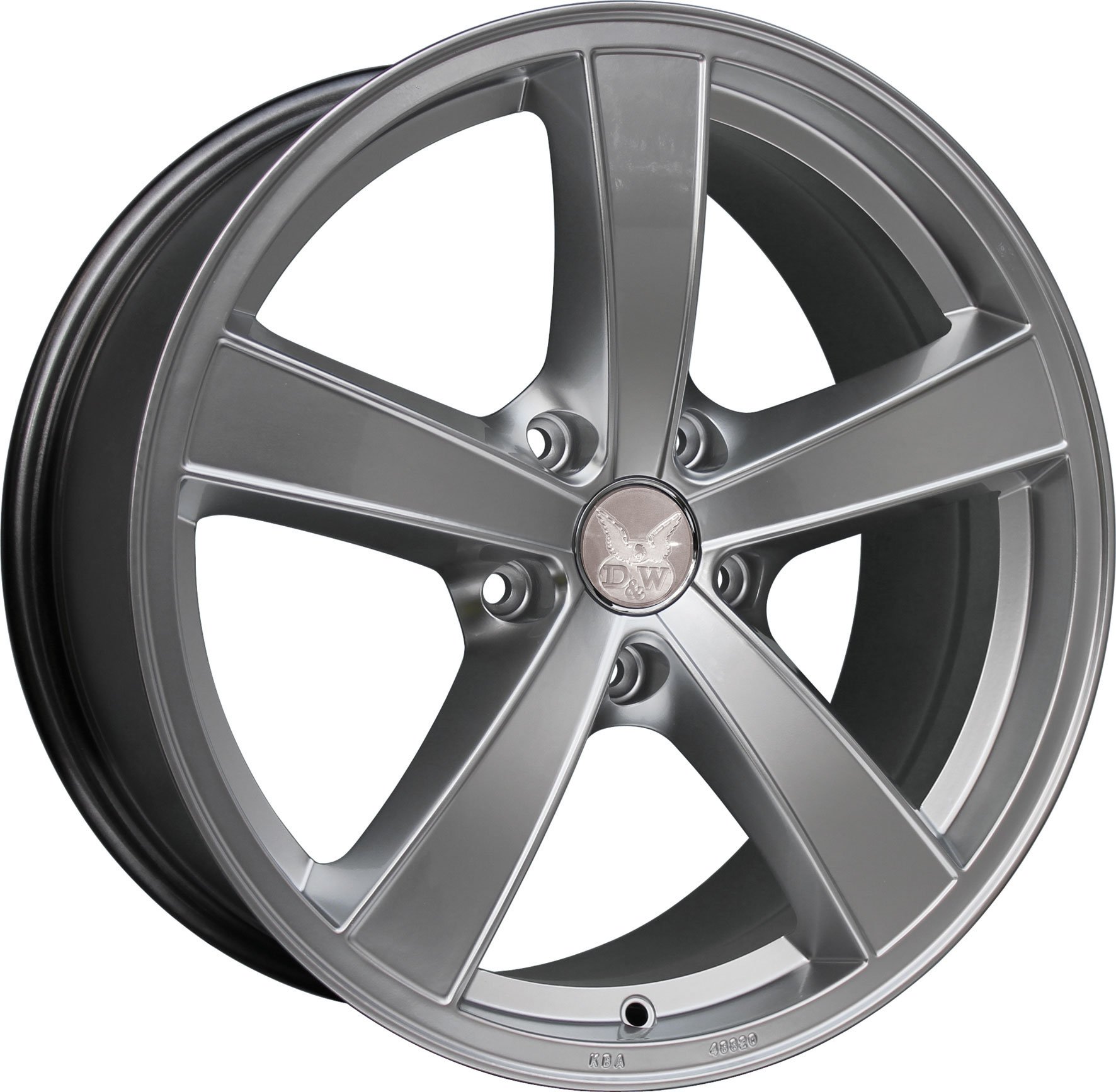 D&W Le Mans silber 8,5x19 5/112 ET35 VW Golf V / Variant / Plus 1K/M/P Alu felgen von in.pro.