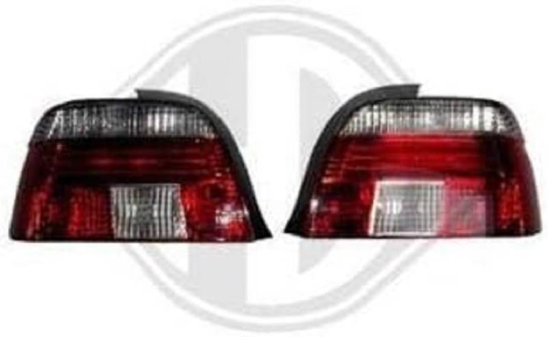 in.pro. 1223099 HD Rückleuchten Kristall BMW E39 Baujahr: 95-00, 4-türig, rot-weiß von in.pro.