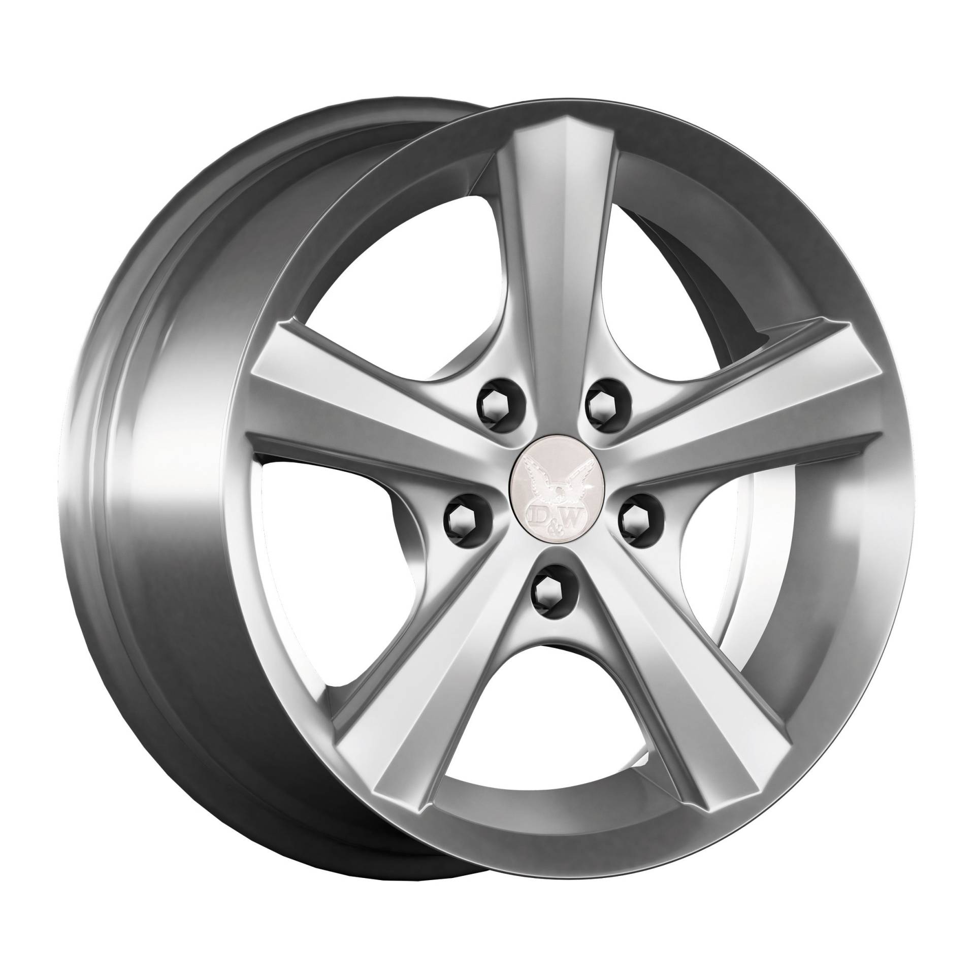 in.pro. FS-616S-5108A45634-Serie-7 D&W Felge Monza silber 7x16 5/108 ET45Ford C-Max / Grand C-Max (DXA), 63-134 kW, Bj. 2010- von in.pro.