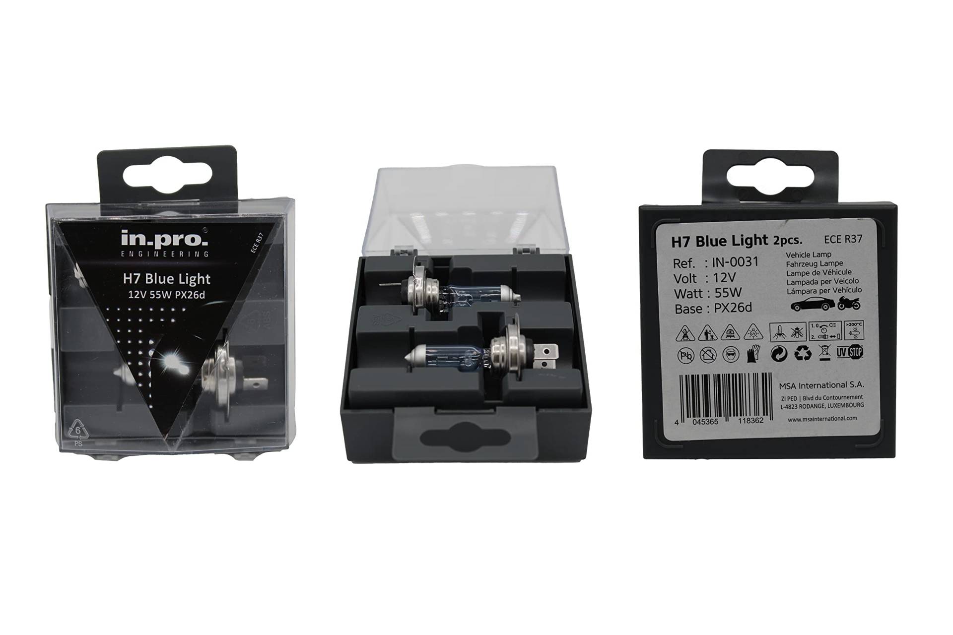in.pro. Glühlampe H7 blue light Twinbox 2 Stück in.pro. Glühlampe H7 blue light Twinbox 2 Stück von in.pro