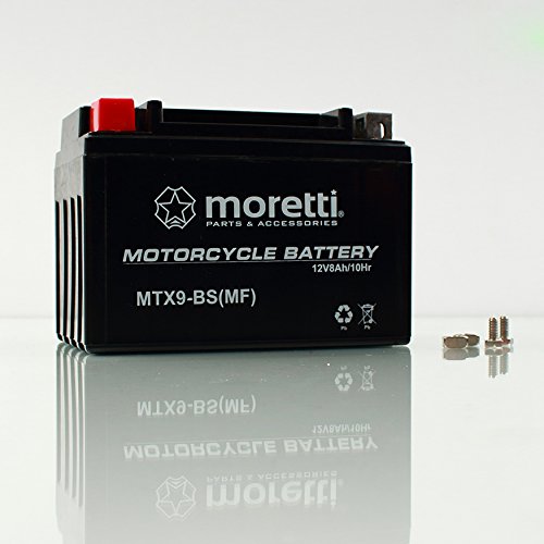 MORETTI MTX9-BS YTX9-BS GEL MOTORRAD MOTOROLLER BATTERIE von ineepor