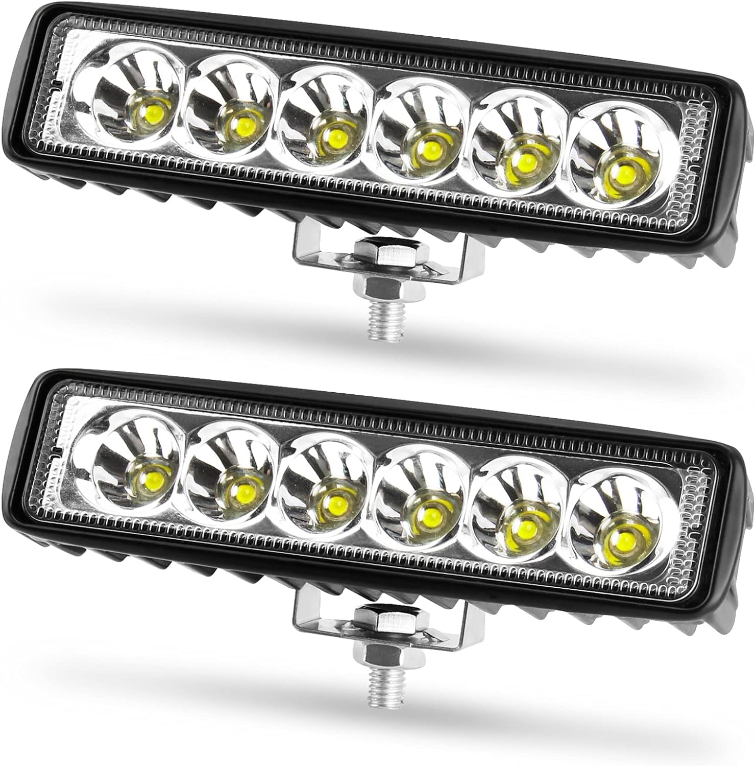 Innislink LED Arbeitsscheinwerfer, 18W Zusatzscheinwerfer 12V 24V Auto Scheinwerfer IP67 Wasserdicht 6000K Strahler für SUV Truck Traktor Offroad LKW - 2 Stück Innislink LED Arbeitsscheinwerfer, 18W Zusatzscheinwerfer 12V 24V Auto Scheinwerfer IP67 Wasserdicht 6000K Strahler für SUV Truck Traktor Offroad LKW - 2 Stück von innislink