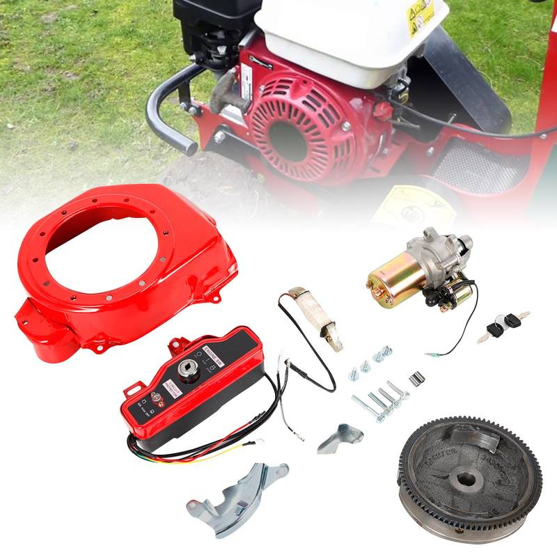 Anlasser Elektrostart-starter-kit Schwungrad Elektrostart Kit Starter Motoren Anlasser Magnet ZüNdschalter mit Ladespule und Anlasser Magnet von innytund