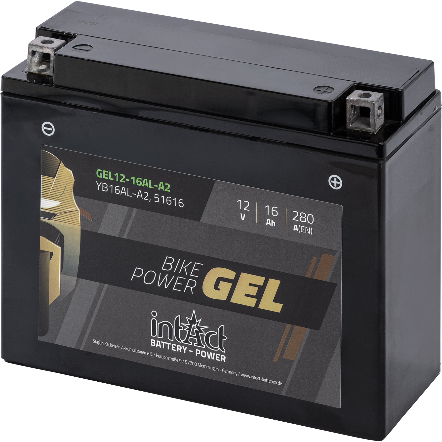 intAct Batterie Bike Power Gel geschlossen GEL12-16AL-A2 12V, 16Ah intAct Batterie Bike Power Gel geschlossen GEL12-16AL-A2 12V, 16Ah von intAct