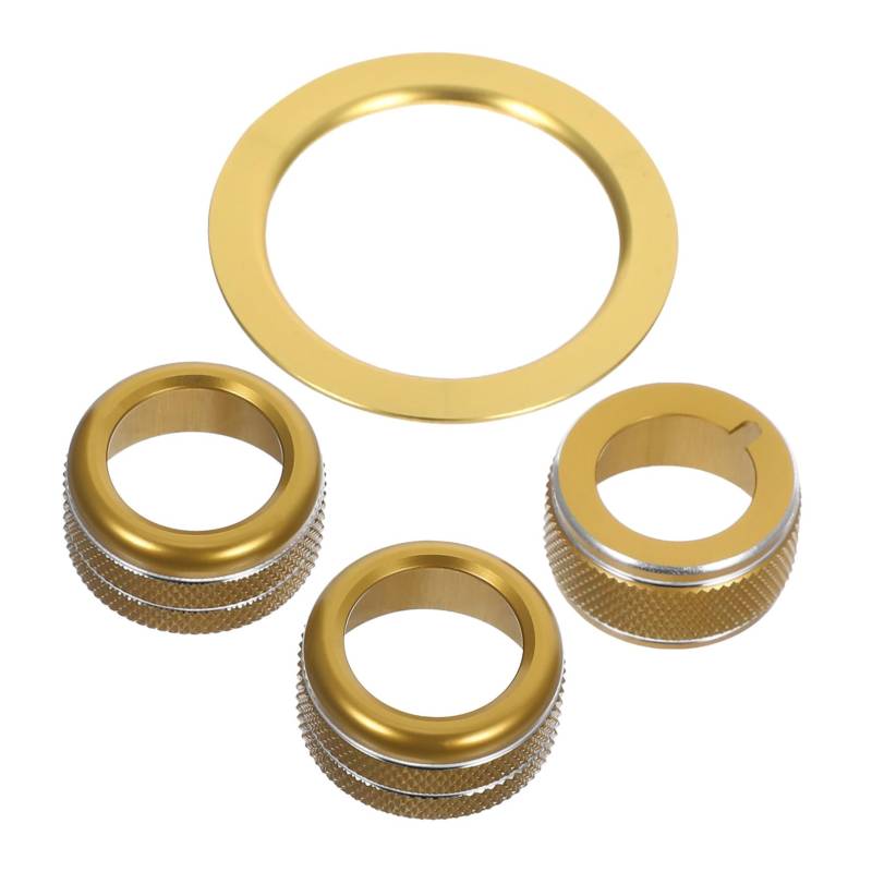 iplusmile 1 Satz Akustischer Zierring Drücken, Um Die Abdeckung Zu Starten Auto-startschalter-abdeckung Zündschalterabdeckung Push-start-abdeckung Golden Aluminiumlegierung von iplusmile