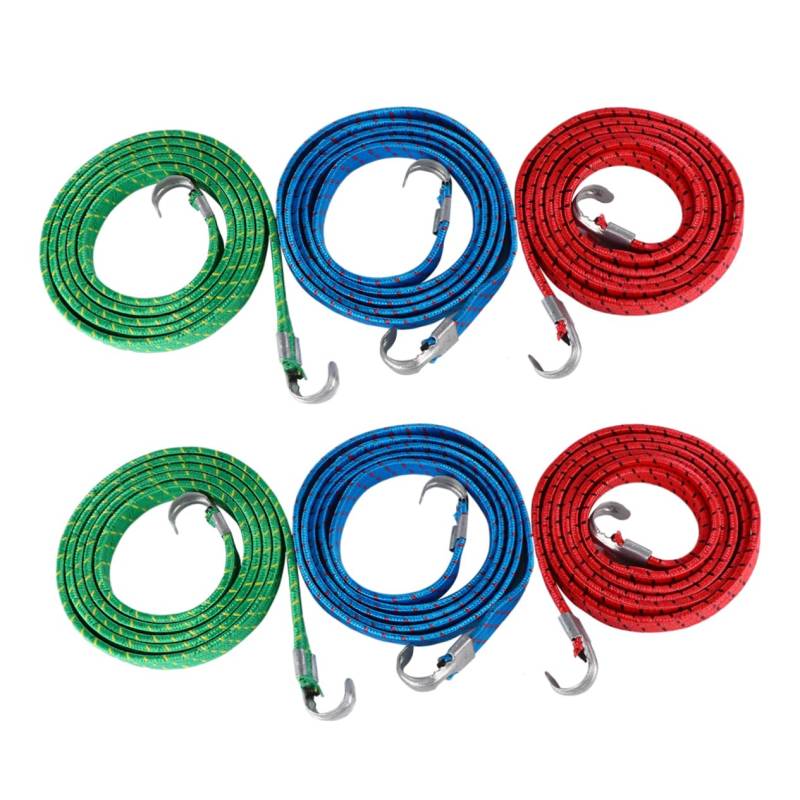 iplusmile 10 Stück Gepäckgurte Ratschengurte Gepäck Bungee Gurte Elastische Kordel Frachtgurte Kleine Bungee Schnüre Mit Haken Kofferverpackung Fester Gürtel Umzugsgurte von iplusmile
