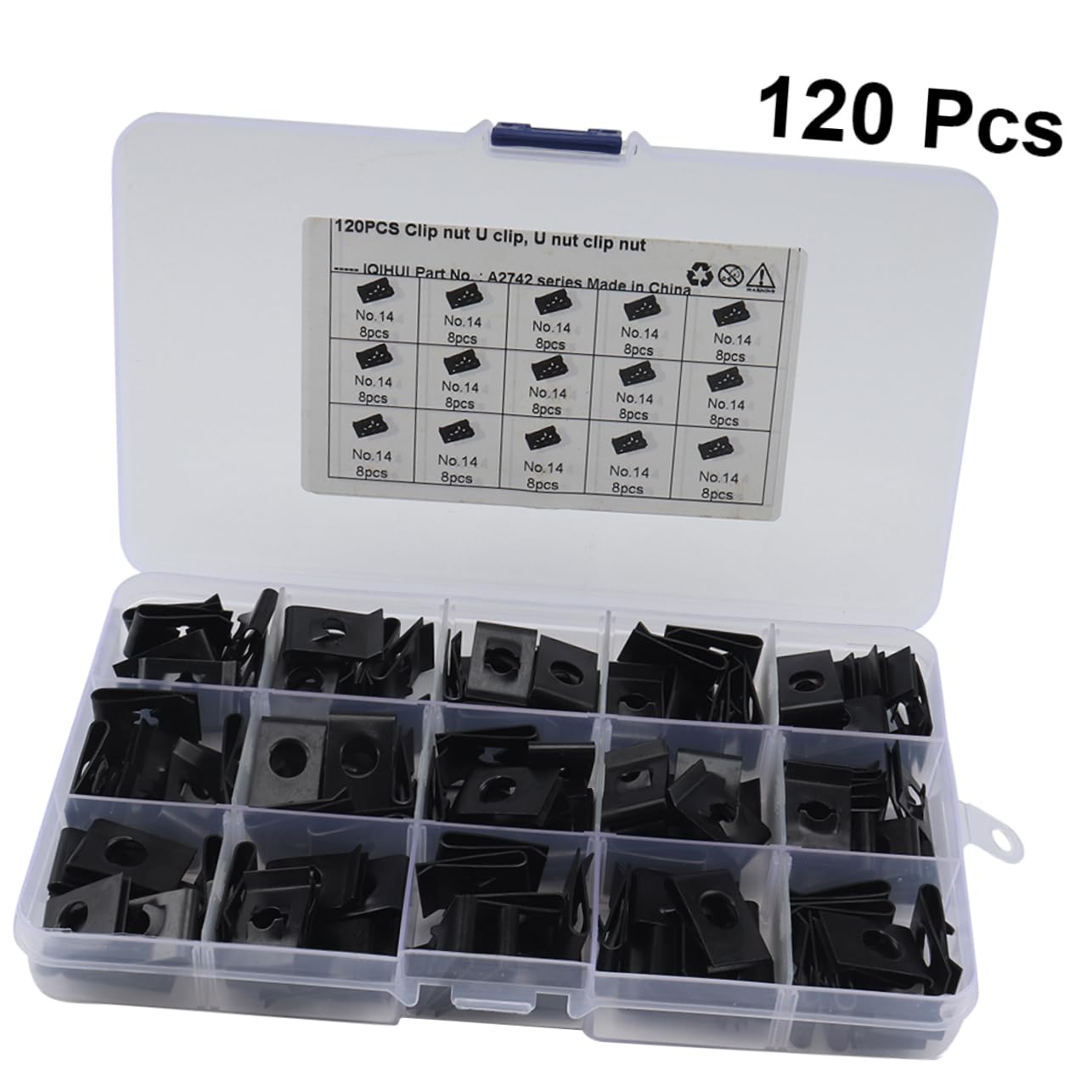 iplusmile 120Stücke U Förmige Manganstahl U Mutter Clips Schwarz für Fahrzeugverkleidung Hochleistungs Befestigungselemente Stoßstangen iplusmile 120Stücke U Förmige Manganstahl U Mutter Clips Schwarz für Fahrzeugverkleidung Hochleistungs Befestigungselemente Stoßstangen von iplusmile