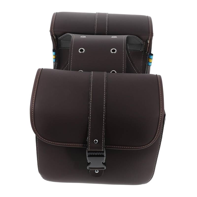 iplusmile 1Paar wasserdichte Seitentasche aus Hochwertigem Leder Durable Aufbewahrungstasche für Persönliche Gegenstände Einsetzbar Modisches Design von iplusmile