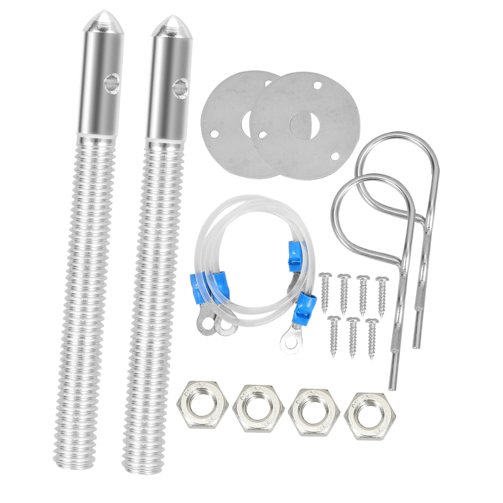 iplusmile 1Satz Fahrzeughaubenstifte Aus Universelles Haubenschloss Kit Für Motorhaube Verriegelungsmechanismus Robuste Für Autos iplusmile 1Satz Fahrzeughaubenstifte Aus Universelles Haubenschloss Kit Für Motorhaube Verriegelungsmechanismus Robuste Für Autos von iplusmile