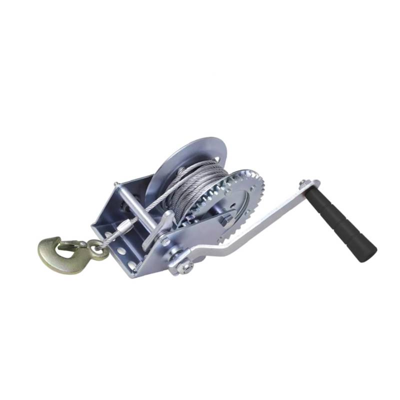 iplusmile 1Stück Handwinde Mit Stahlseil Tragkraft Robuste Winde Für Auto Transport Boot Und Anhänger Professionelle Seilwinde Für Einfache Handhabung Und Hohe von iplusmile