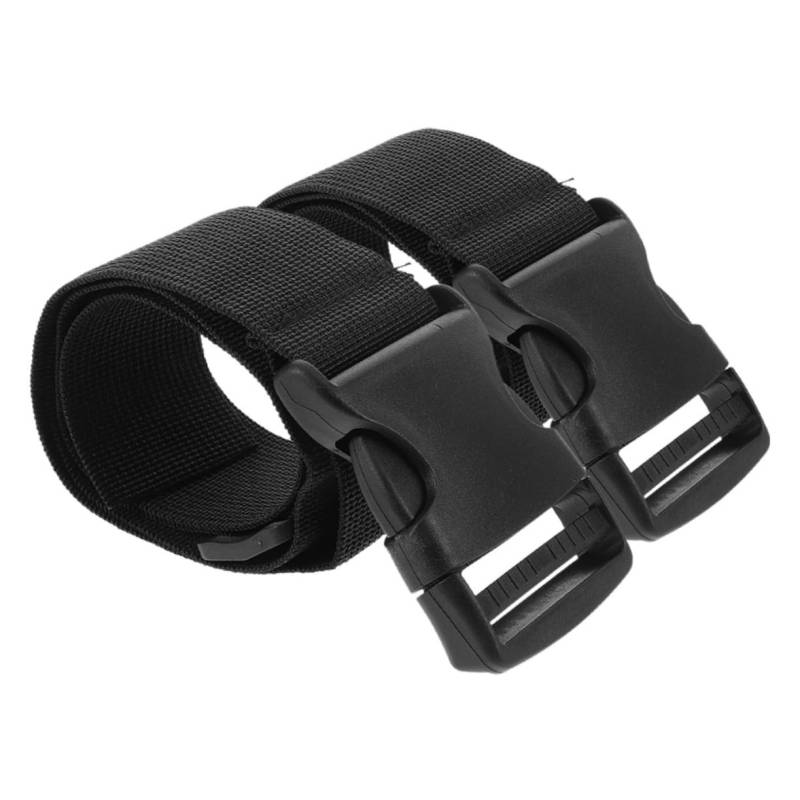 iplusmile 2 Stück Gepäckkrawatte Reisegurt für Gepäck Rucksack Gepäckband Handtaschenriemen verlängerter Schultergurt Riemen für Crossbody -Tasche Koffergurt Plastik Black von iplusmile