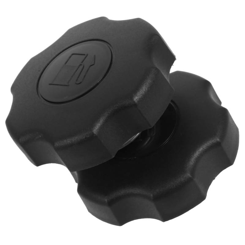iplusmile 2 Stück Kraftstofftankabdeckungszubehör Austausch des Tankdeckels des Rasenmähers ATV-Tankdeckel Eisen Black von iplusmile