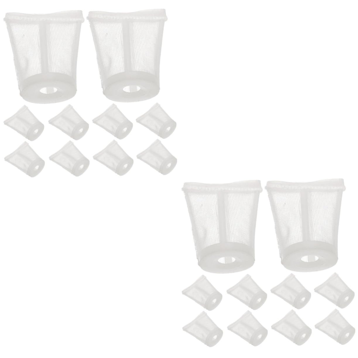 iplusmile 20 STK Spritzpistolenfilter Airbrush Filter farbfilter Folie Spritzpistolen Filter Netzsieb Farbspritzfilter Mesh Teile für Farbspritzgeräte Sprühsieb Spritzschirm Kunststoff-Nylon von iplusmile