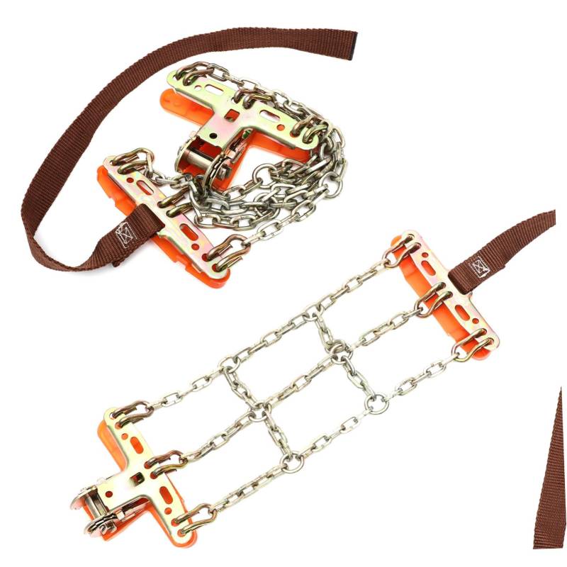 iplusmile 2Stücke Schneeketten für Autos Universelle Reifenketten für Schnee und Robuste und Langlebige Traktionshilfen für Pkw und Lkw Einfache Montage von iplusmile