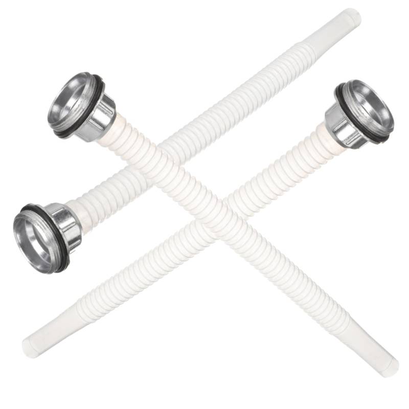 iplusmile 3Stücke Teiliges für Benzin und Dieselausgießer Flexible Kunststoffdüsen mit Aluminiumkopf und Filter für Sicheres Ausgießen von Kraftstoffen Kompatibel mit Standardkanistern von iplusmile