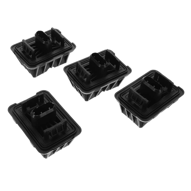 iplusmile 4 Stück Jack-Gummiauflage Gummi-Hebeblöcke Kreis-Lift-Pad Bodenheberauflage Gummiauflage fürs Auto Gummiauflage für Autohebebühne Anhänger-Planiermaschine Wagenheberauflage Schwarz von iplusmile