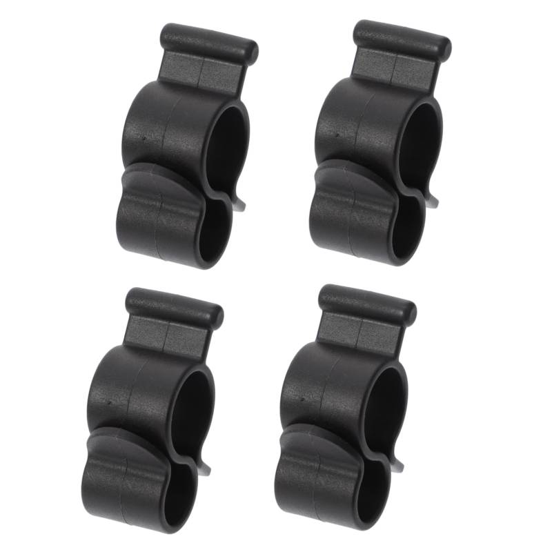 iplusmile 4 Stück Markisenclip Abdeckung Clips Wohnwagen markisenlaufschienen Haken Seil Licht Markise Clip rv Lichter Clip Markisen-Rollkanal-Clip rv markise lichthaken Abs Schwarz von iplusmile