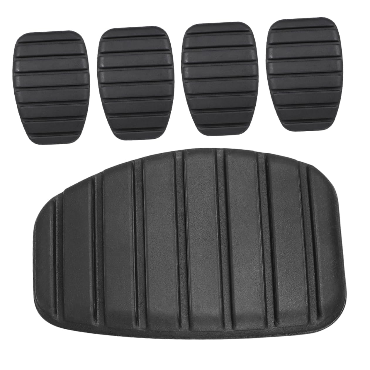 iplusmile 5Stücke Auto Fußpedal Abdeckungen Pedal Pads für Bremse Gas und Kupplung Hochtemperaturbeständig Rutschfeste Fußpedalauflagen Innenraum Ausstattung für Verbessertes von iplusmile