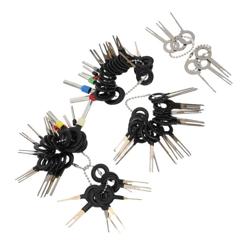 iplusmile 73Stücke Teiliges Auto Terminal Abzieher Extractor Puller Werkzeug zur Einfachen und Sicheren Entfernung von Steckverbindern für Kfz Reparaturen und Kabeldemontage von iplusmile