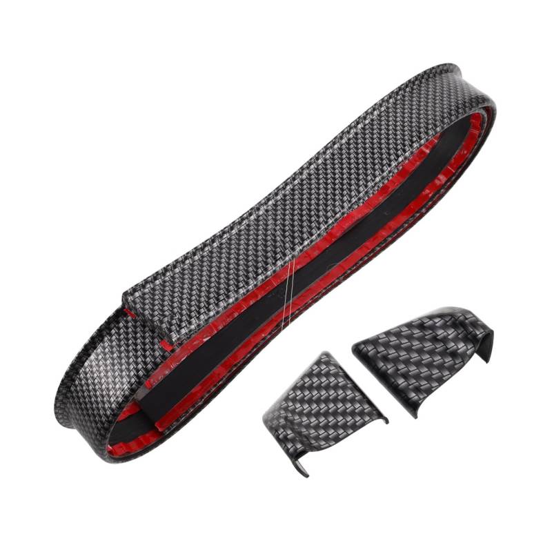 iplusmile Gummistreifen am Heck eines Autos universelle Spoiler für Autos Auto Spoilerflügel Auto-Heckspoiler Autoflügelspoiler Spoiler universell Kofferraumspoiler Black von iplusmile
