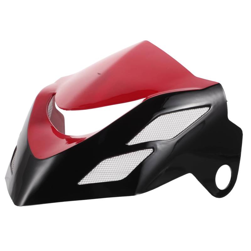 iplusmile Motorrad-scheinwerferabdeckung Windabweiser Windschutzscheibe Motorrad Windschutzscheibenverlängerung Windschutzscheibe Motorrad Windschutzscheibenschutz Für Motorräder Rot Abs von iplusmile