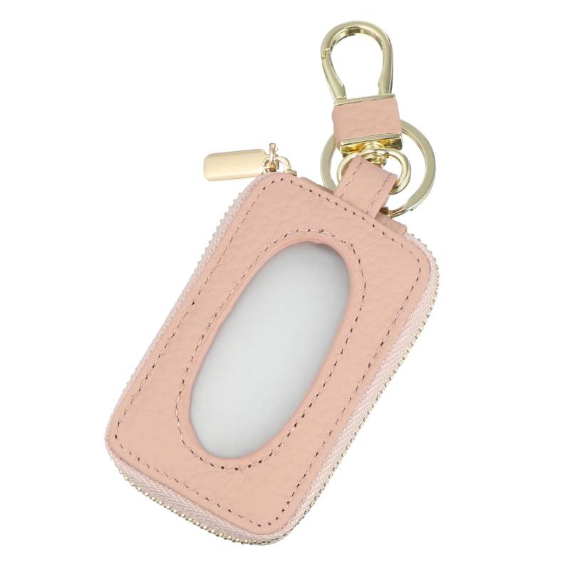 iplusmile Tasche Für Autoschlüssel Kleiner Geldbeutel-schlüsselanhänger Schlüsselhalter Für Schlüsselbund Auto-fob-Halter Schutz Für Autoschlüssel Taschenreihe Pu-Leder Rosa von iplusmile