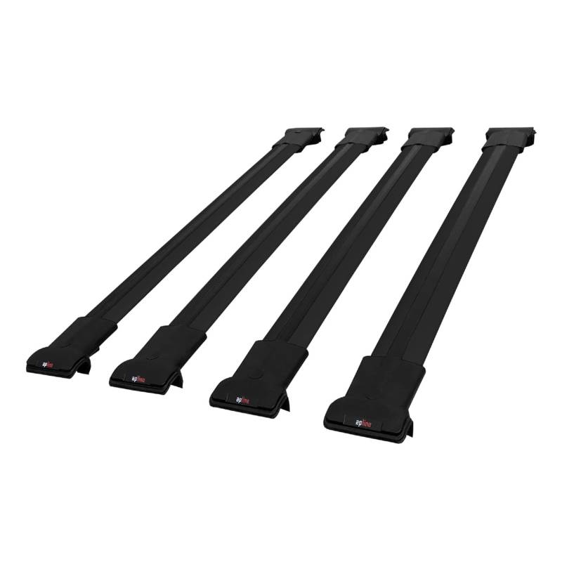 ipqi Kompatibel mit Opel Vivaro A 2001-2014 Fly Model Relingträger Dachträger Auto Gepäckträger Schwarz Aluminium 4 Stangen von ipqi