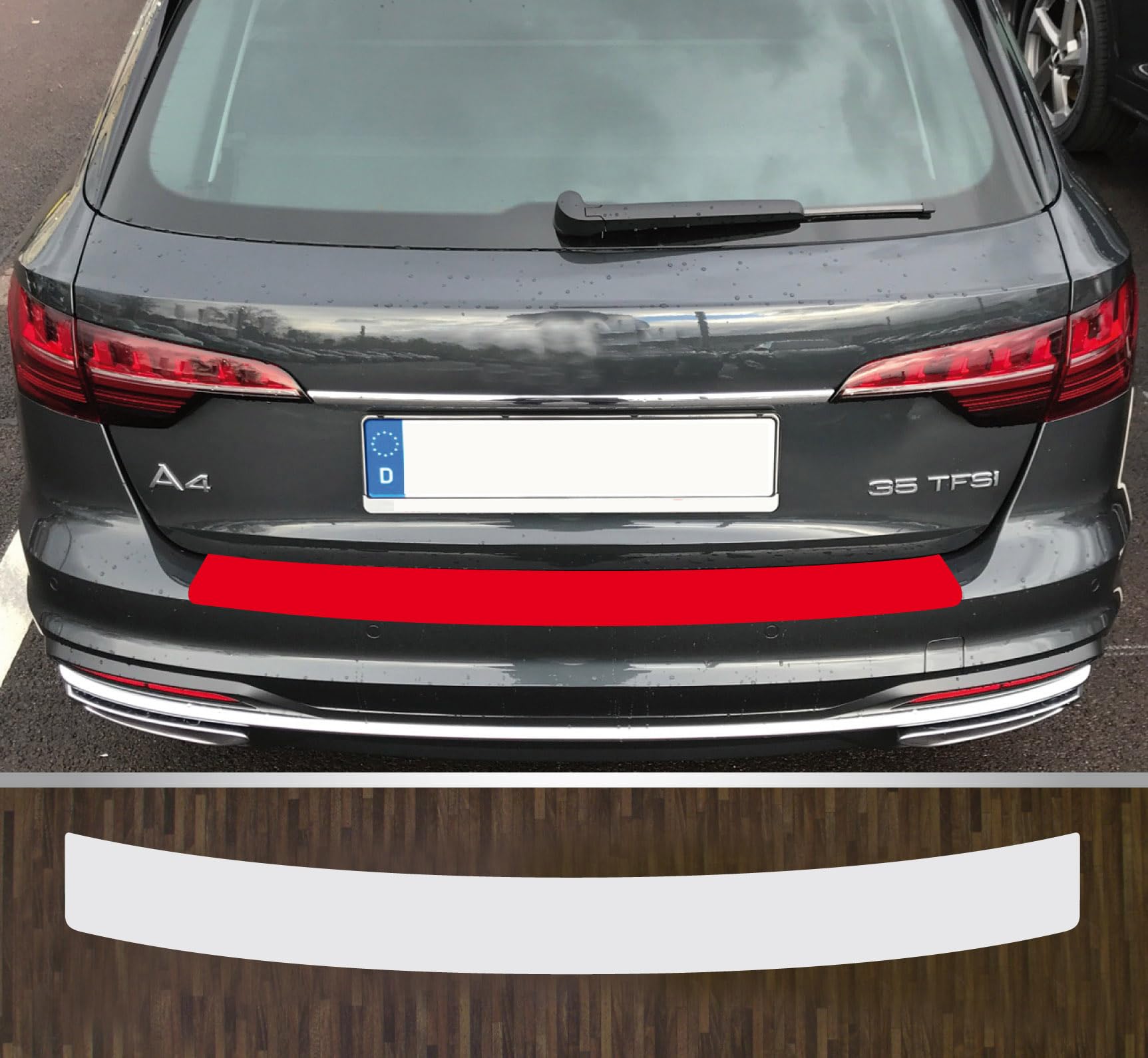 passgenau für Audi A4 Avant Typ B9 Facelift ab 2018 Lackschutzfolie Ladekantenschutz transparent passgenau für Audi A4 Avant Typ B9 Facelift ab 2018 Lackschutzfolie Ladekantenschutz transparent von is-tuning