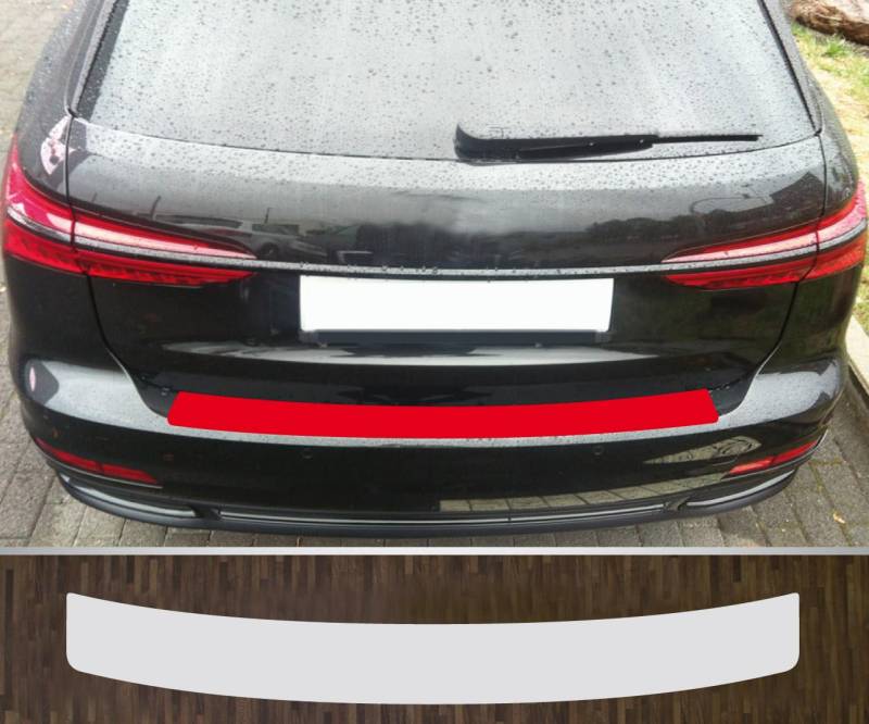 passgenau für Audi A6 Avant, ab 2018; Lackschutzfolie Ladekantenschutz transparent von is-tuning