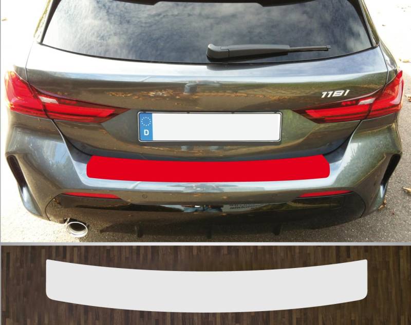 is-tuning kompatibel mit BMW 1er F40 ab 2019, Lackschutzfolie Ladekantenschutz transparent von is-tuning