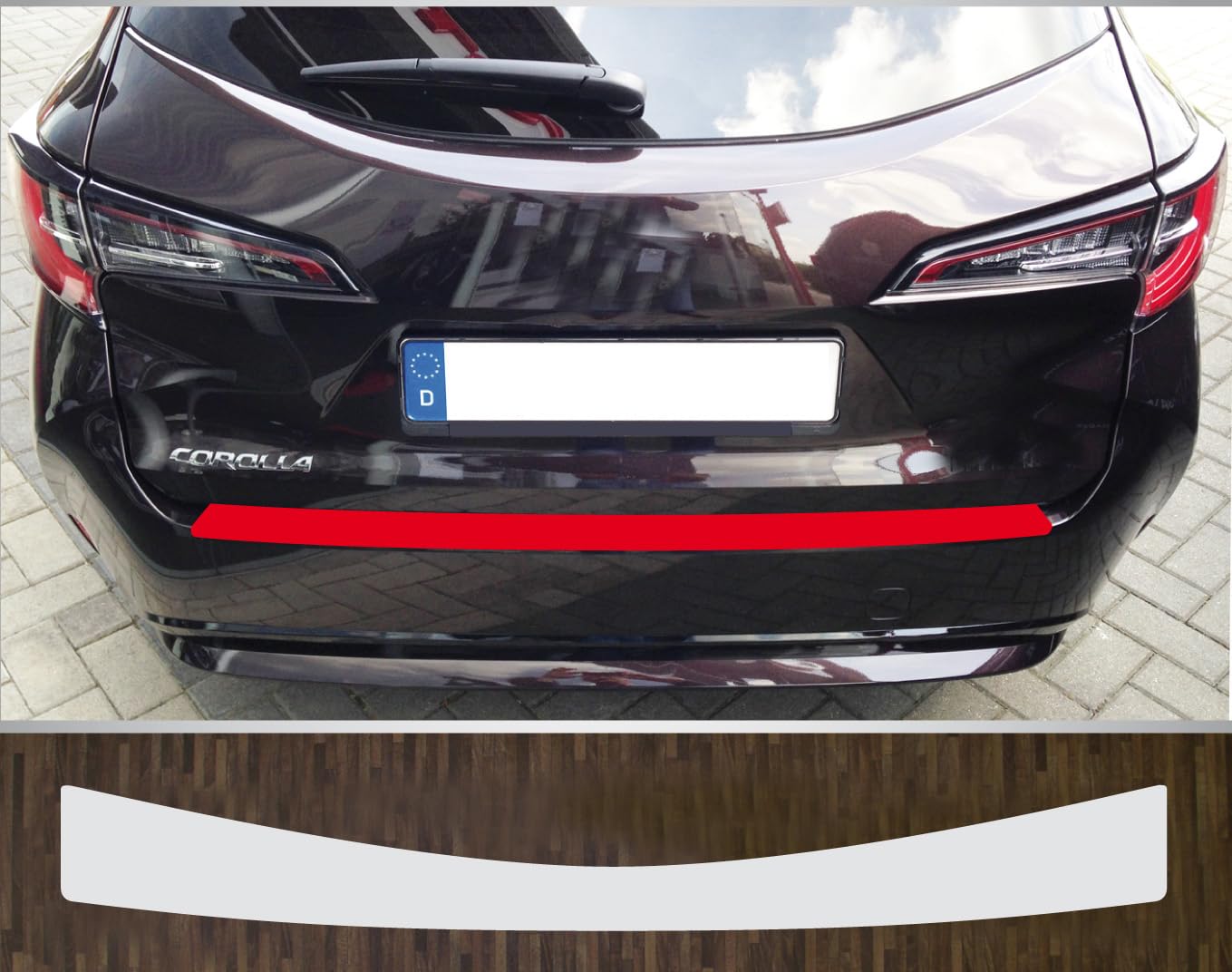 is-tuning kompatibel mit Toyota Corolla Touring Sports ab 2019 Lackschutzfolie Ladekantenschutz transparent von is-tuning