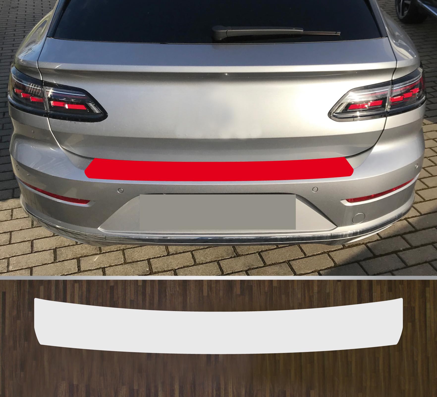 is-tuning kompatibel mit VW Arteon Shootingbrake ab 2020 passgenaue Lackschutzfolie Ladekantenschutz transparent von is-tuning