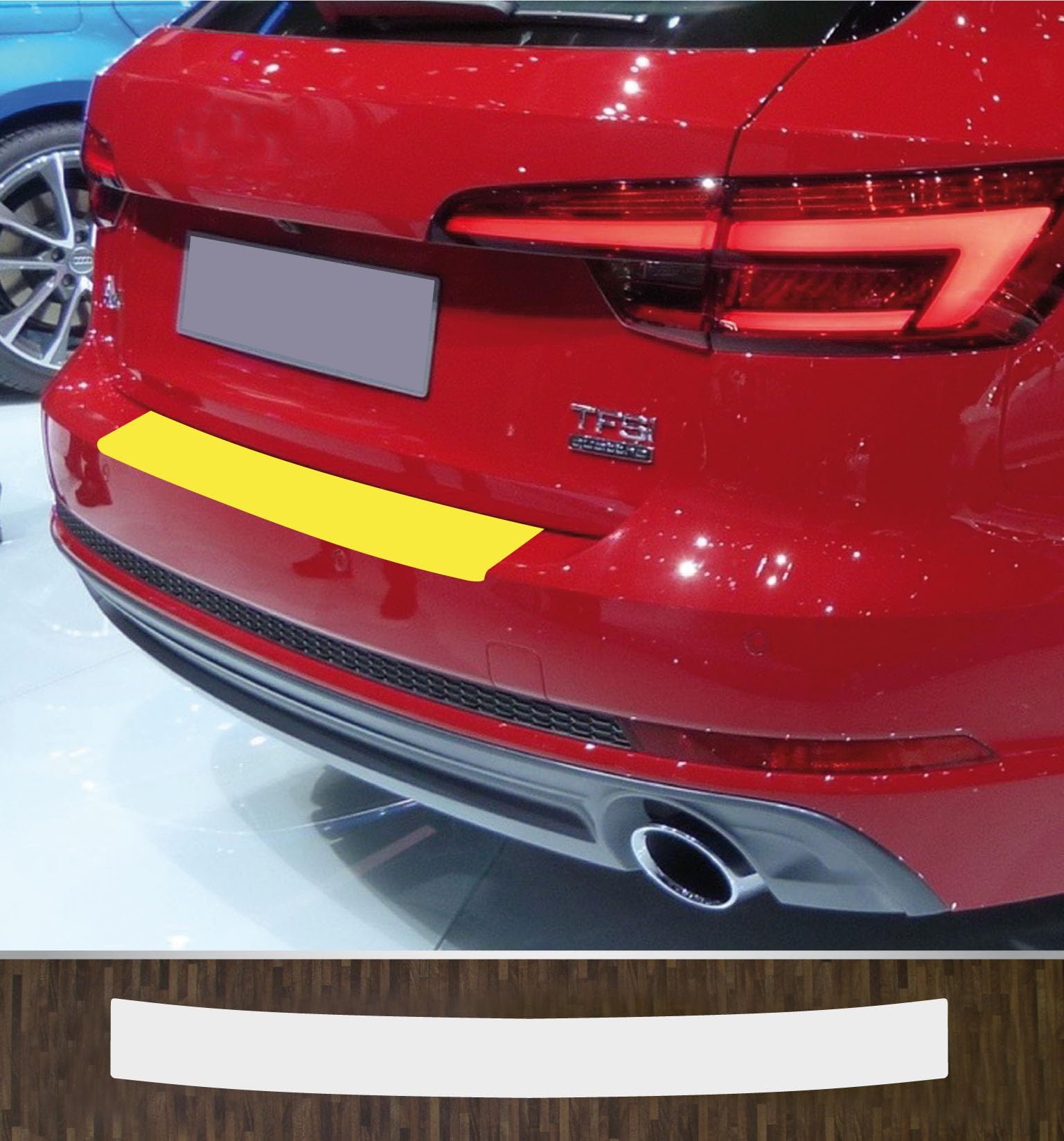 kompatibel mit Audi A4 B9 Avant ab 2015 Lackschutzfolie Ladekantenschutz transparent kompatibel mit Audi A4 B9 Avant ab 2015 Lackschutzfolie Ladekantenschutz transparent von is-tuning