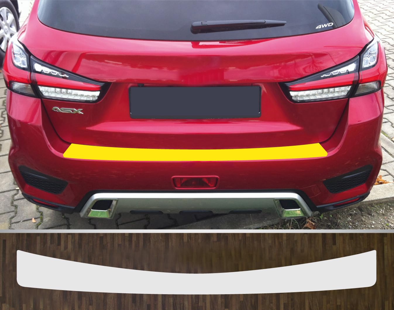 kompatibel mit Mitsubishi ASX ab 2019 Lackschutzfolie Ladekantenschutz transparent kompatibel mit Mitsubishi ASX ab 2019 Lackschutzfolie Ladekantenschutz transparent von is-tuning