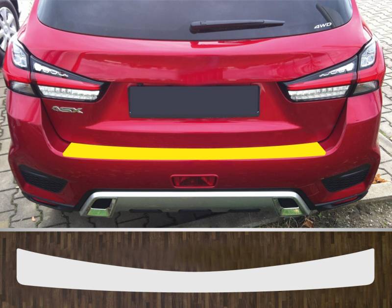 kompatibel mit Mitsubishi ASX ab 2019 Lackschutzfolie Ladekantenschutz transparent von is-tuning