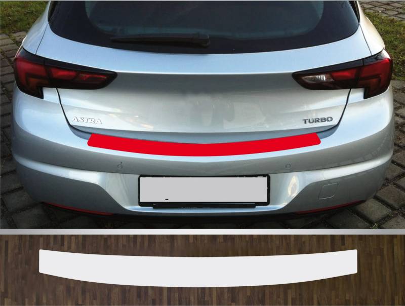 kompatibel mit Opel Astra K Limousine, ab 2015; Lackschutzfolie Ladekantenschutz transparent von is-tuning