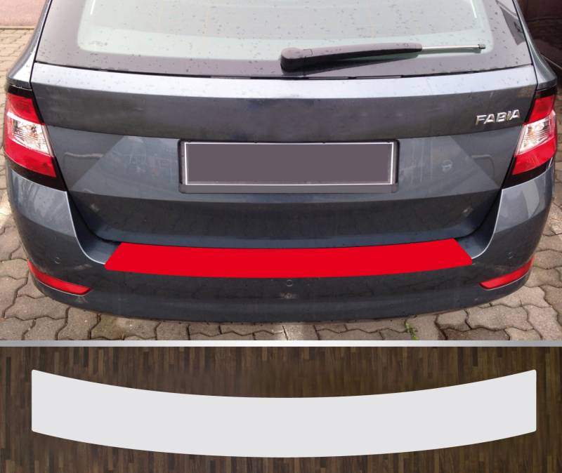 is-tuning kompatibel mit Skoda Fabia 3 Kombi, ab 2015; Lackschutzfolie Ladekantenschutz transparent von is-tuning