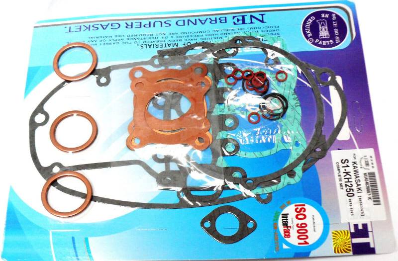 Motordichtsatz Dichtsatz komplett Gasket Set Joints für KAWASAKI KH 250 S1 73-75 von italyracing