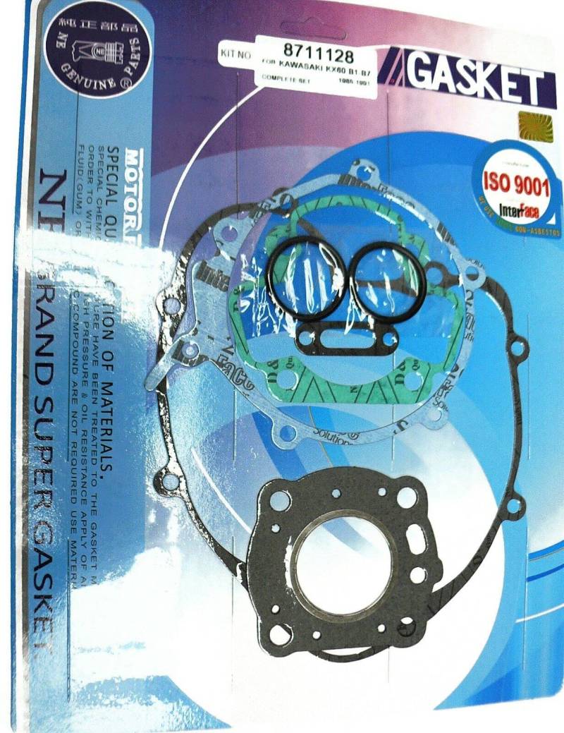 Motordichtsatz Dichtsatz komplett für KAWASAKI KX 60 1983-2003 Gasket set von italyracing