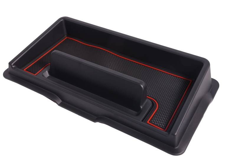 itdegno Auto-Ablagebox, Schwarz + Rot, Kompatibel mit Suzuki Jimny Sierra JB64 JB74 2018-2022, Kunststoff von itdegno