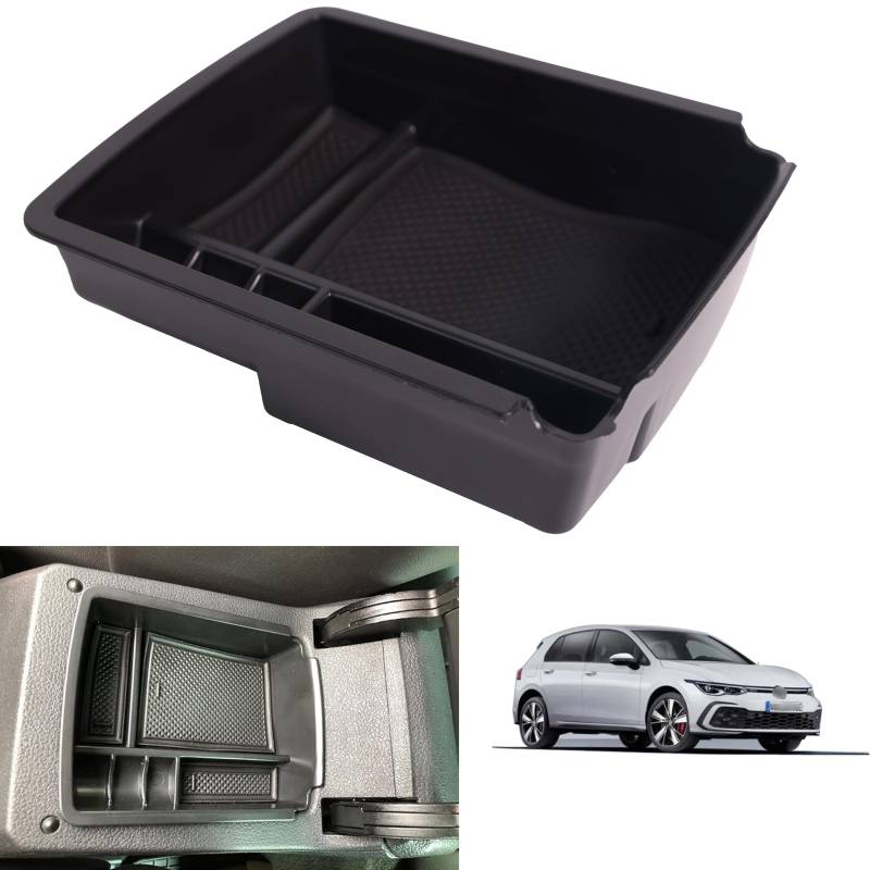 Aufbewahrungsbox Organizer Mittelkonsole Armlehne Für Golf 7 MK7 7.5 GTI GTE 2014-2018 von itdegno